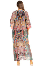 Women's Henley Neck Maxi Dress