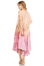 Tie Dye Sleeveless Caftan Dress