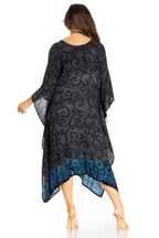 Tie Dye Caftan Dress Cover Up