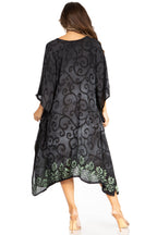 Tie Dye Caftan Dress Cover Up