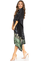 Tie Dye Caftan Dress Cover Up