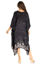 Tie Dye Caftan Dress Cover Up