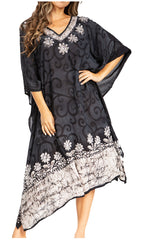 Tie Dye Caftan Dress Cover Up