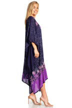 Tie Dye Caftan Dress Cover Up