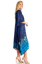 Tie Dye Caftan Dress Cover Up