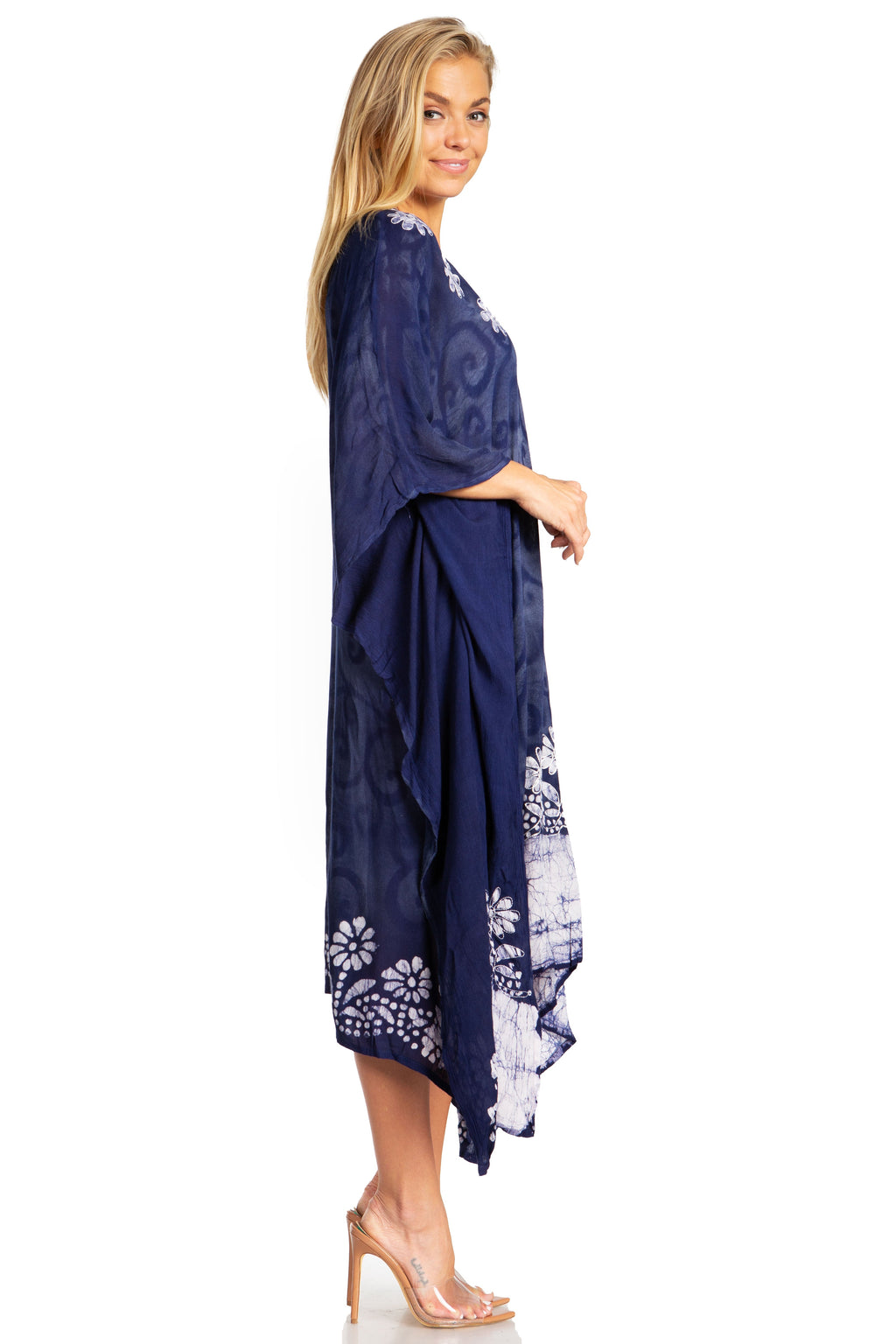 Tie Dye Caftan Dress Cover Up