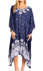 Tie Dye Caftan Dress Cover Up