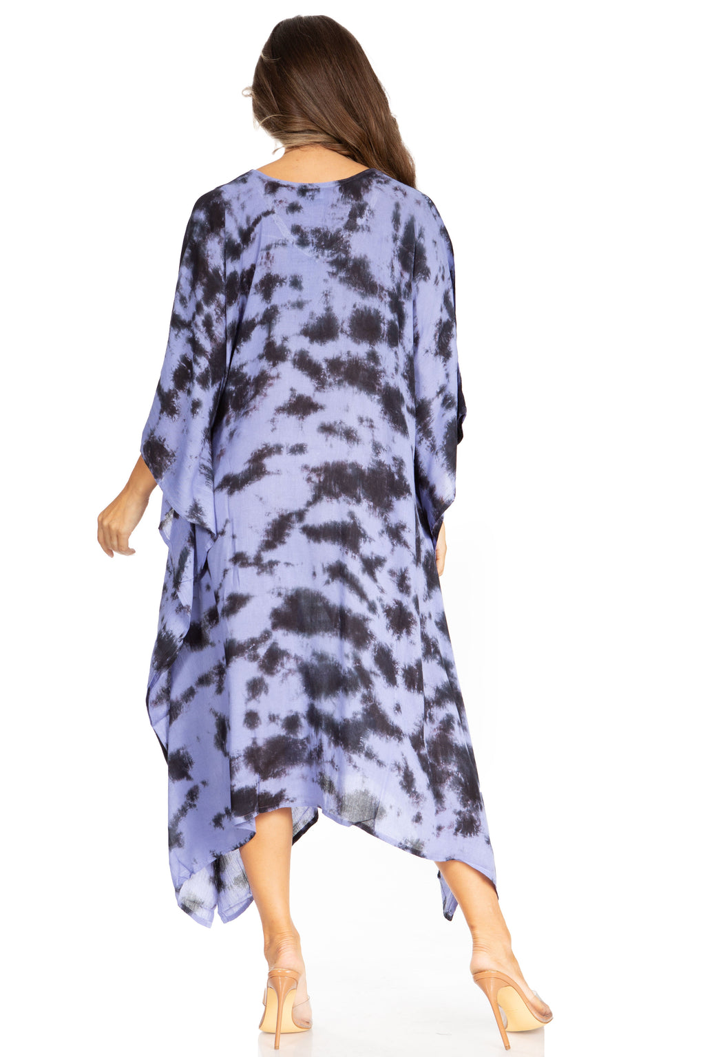 Tie Dye Caftan Dress Cover Up