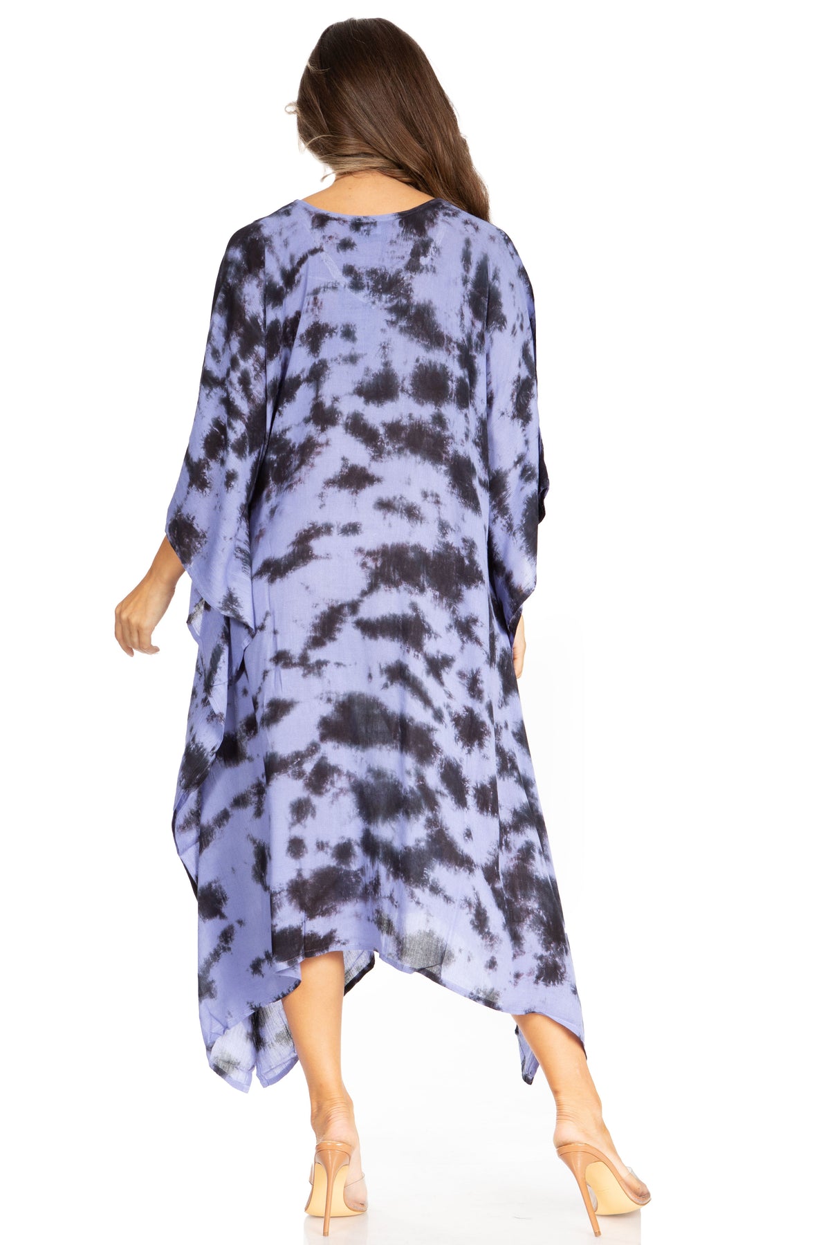 Tie Dye Caftan Dress Cover Up