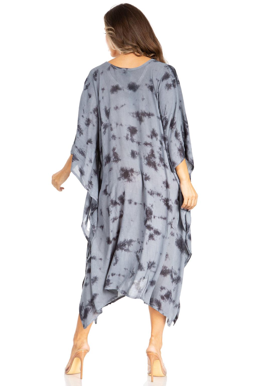Tie Dye Caftan Dress Cover Up