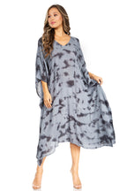 Tie Dye Caftan Dress Cover Up
