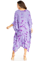 Tie Dye Caftan Dress Cover Up