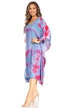 Tie Dye Caftan Dress Cover Up