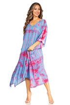 Tie Dye Caftan Dress Cover Up