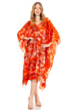 Tie Dye Boho Caftan Dress