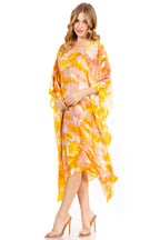 Tie Dye Boho Caftan Dress