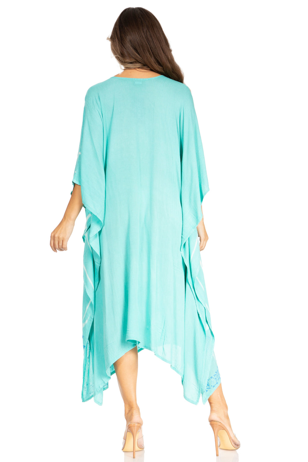 Tie Dye Summer Caftan Dress