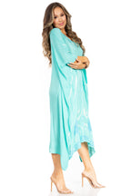Tie Dye Summer Caftan Dress