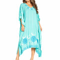 Tie Dye Summer Caftan Dress