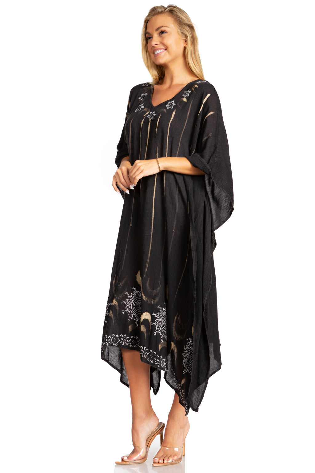 Tie Dye Summer Caftan Dress