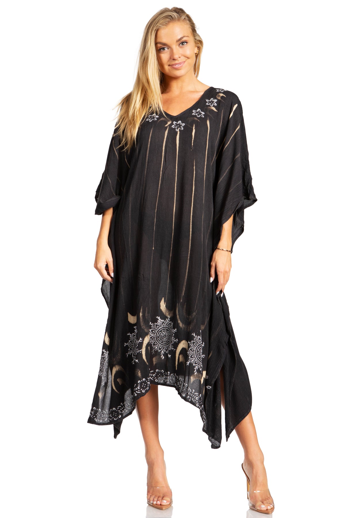 Tie Dye Summer Caftan Dress