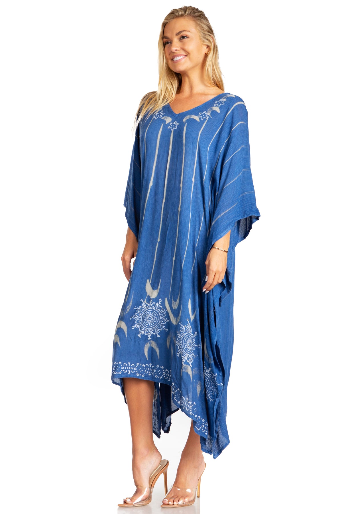Tie Dye Summer Caftan Dress