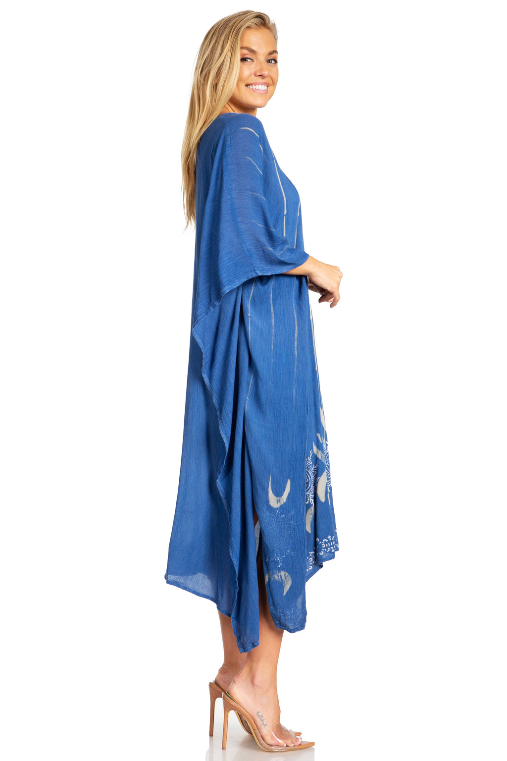 Tie Dye Summer Caftan Dress