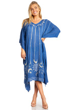Tie Dye Summer Caftan Dress