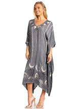 Tie Dye Summer Caftan Dress