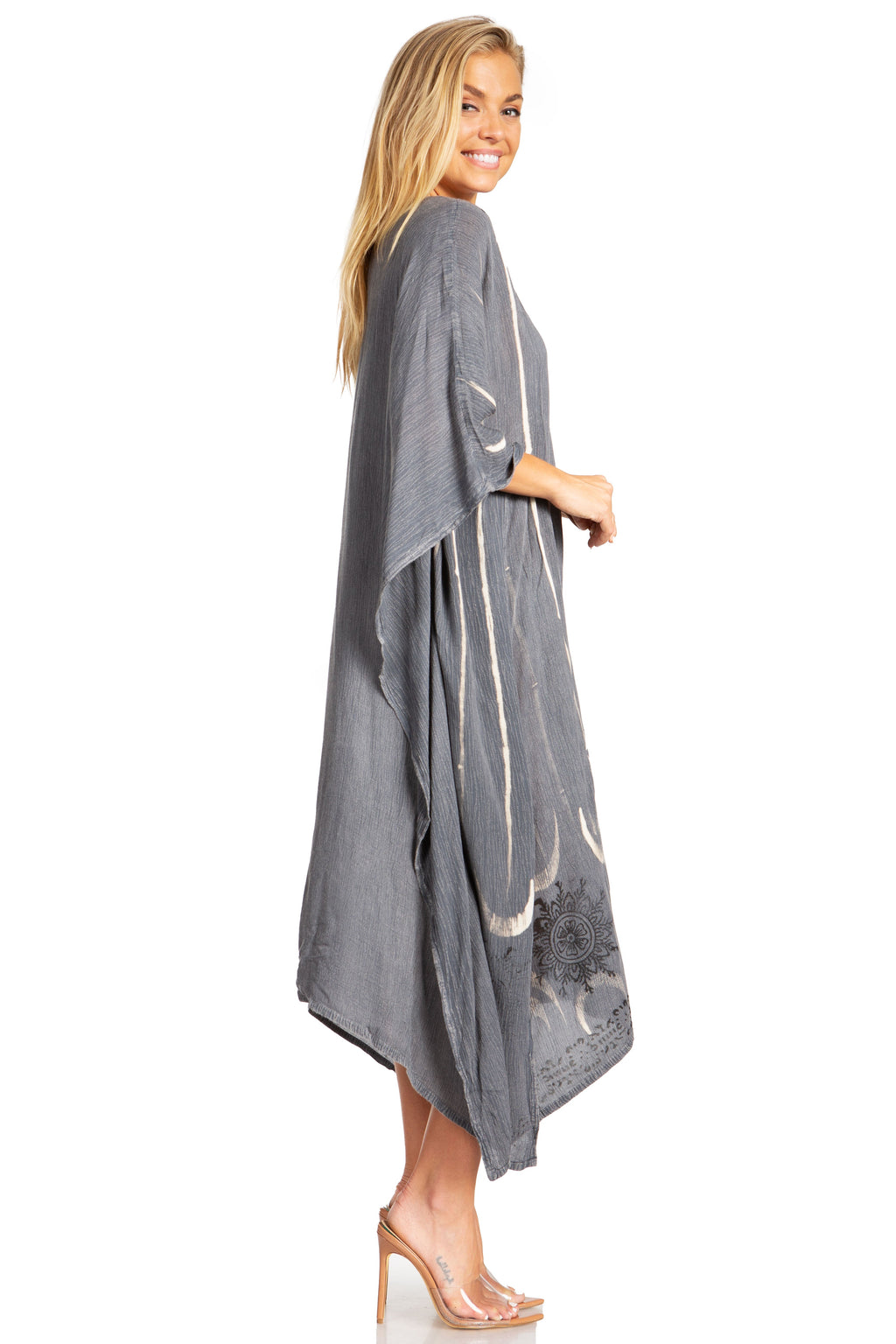 Tie Dye Summer Caftan Dress