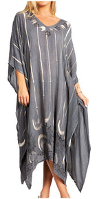 Tie Dye Summer Caftan Dress