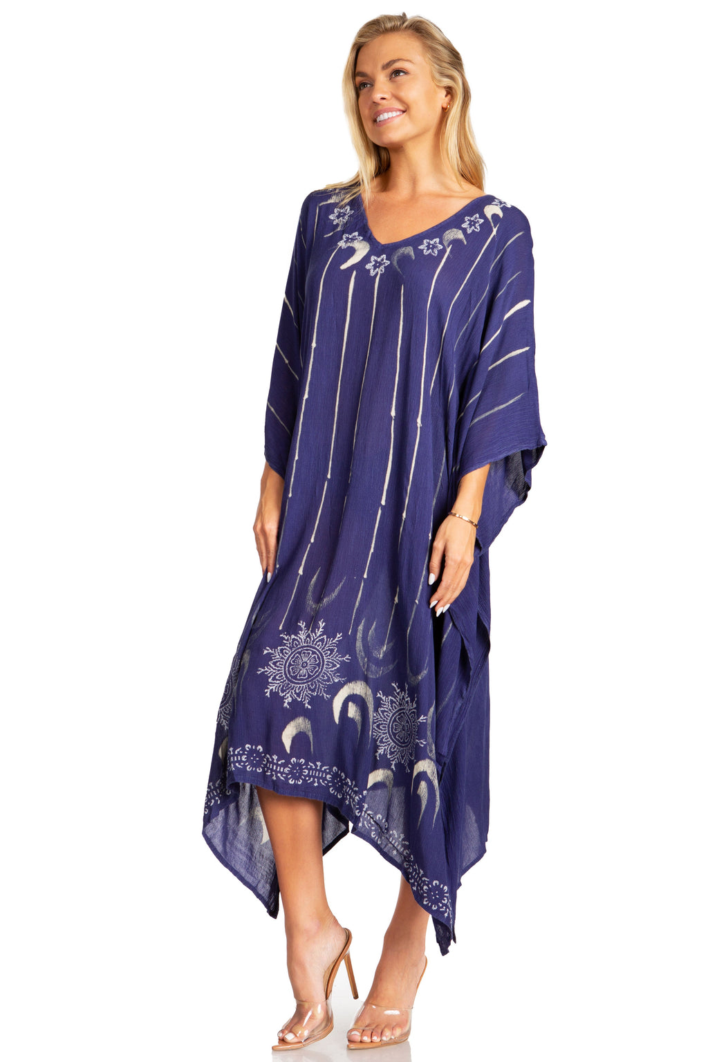 Tie Dye Summer Caftan Dress