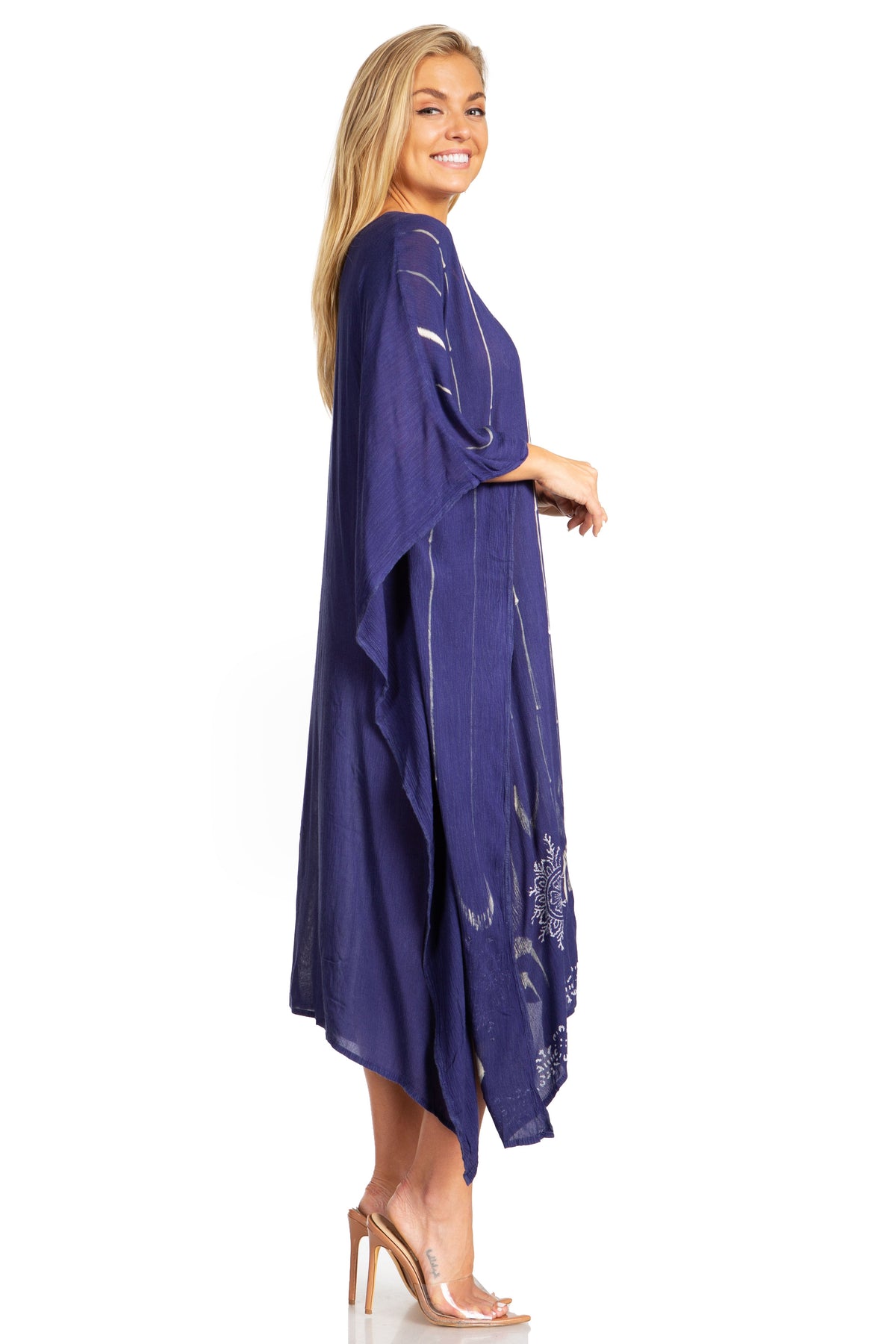 Tie Dye Summer Caftan Dress