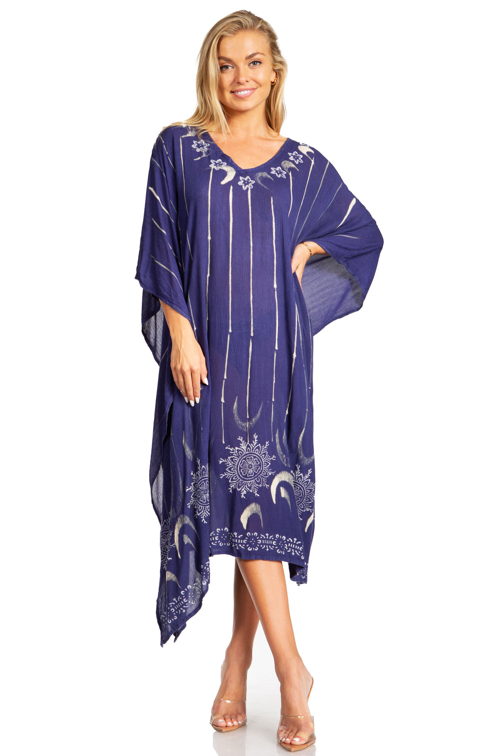 Tie Dye Summer Caftan Dress