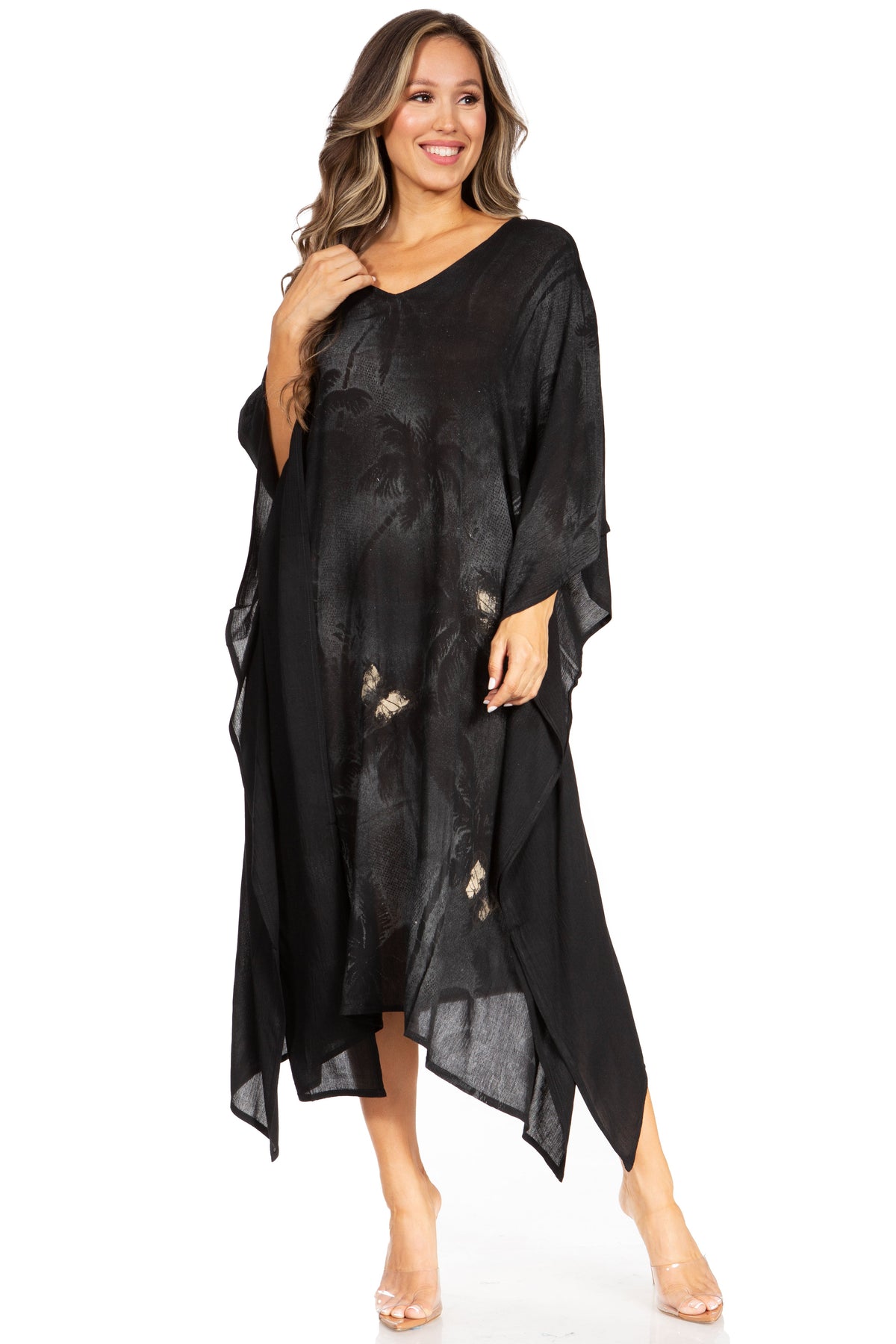 Tie Dye Summer Caftan Dress
