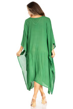 Tie Dye Summer Caftan Dress