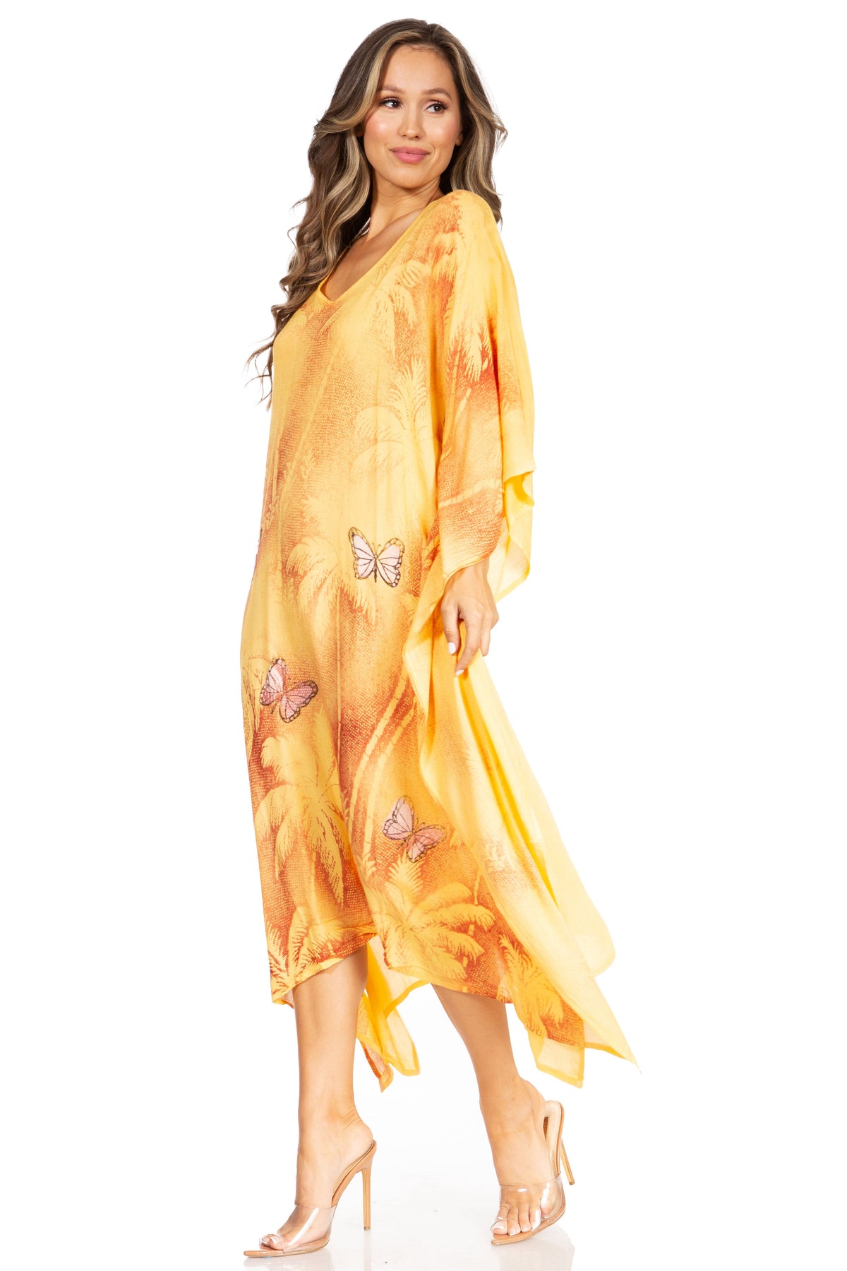 Tie Dye Summer Caftan Dress