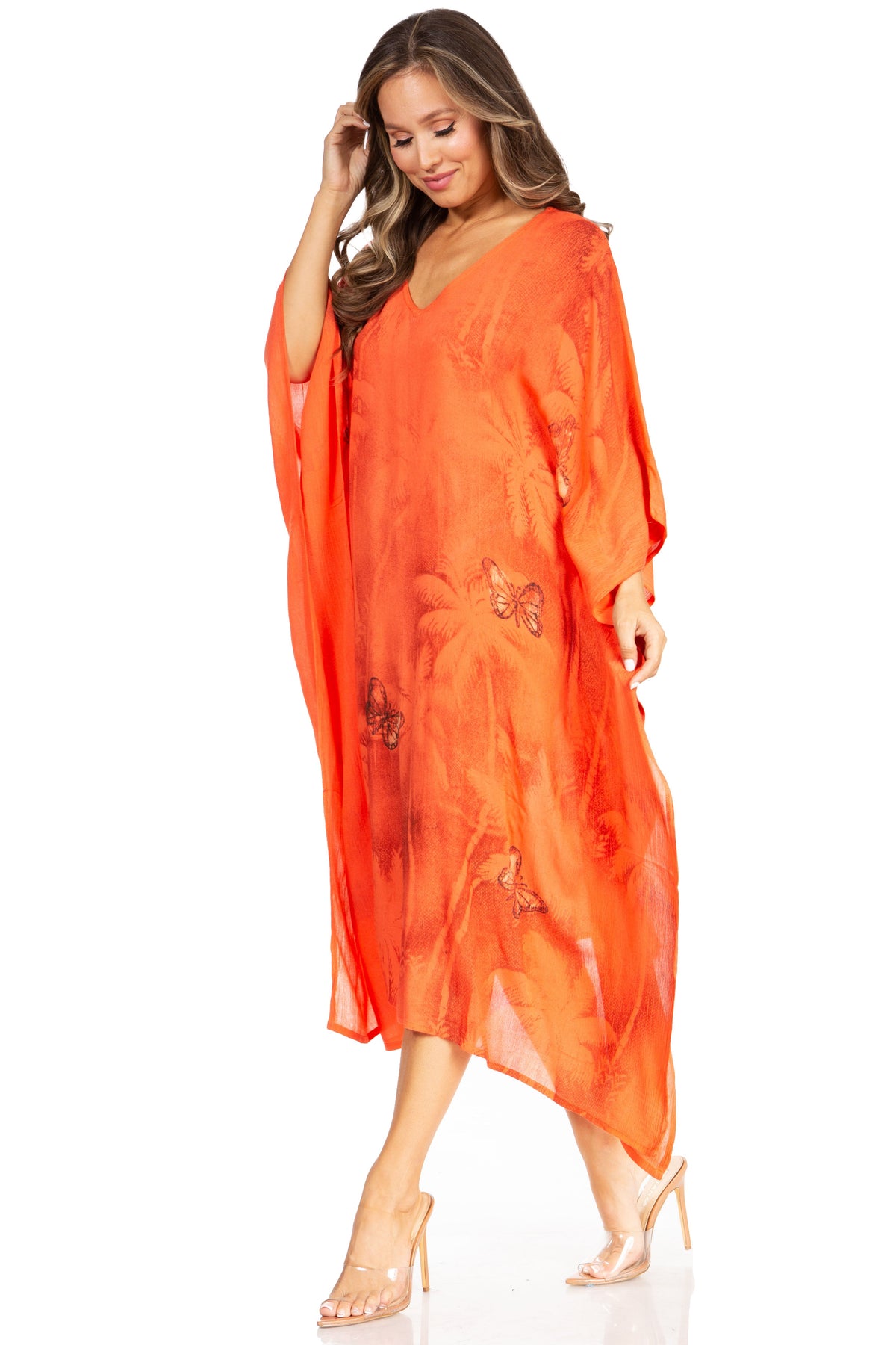 Tie Dye Summer Caftan Dress