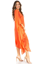 Tie Dye Summer Caftan Dress