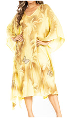 Tie Dye Summer Caftan Dress