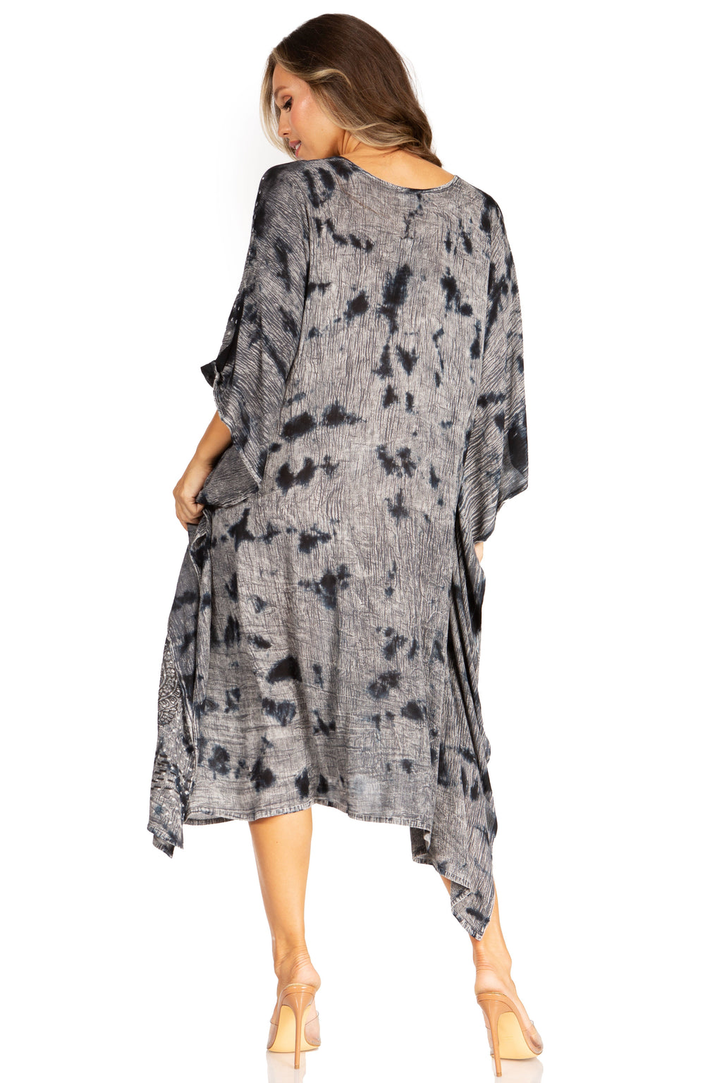 Tie Dye Summer Caftan Dress