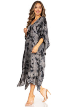 Tie Dye Summer Caftan Dress