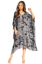 Tie Dye Summer Caftan Dress