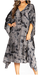 Tie Dye Summer Caftan Dress