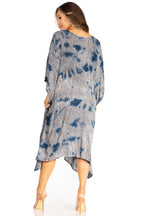 Tie Dye Summer Caftan Dress