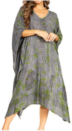 Tie Dye Summer Caftan Dress