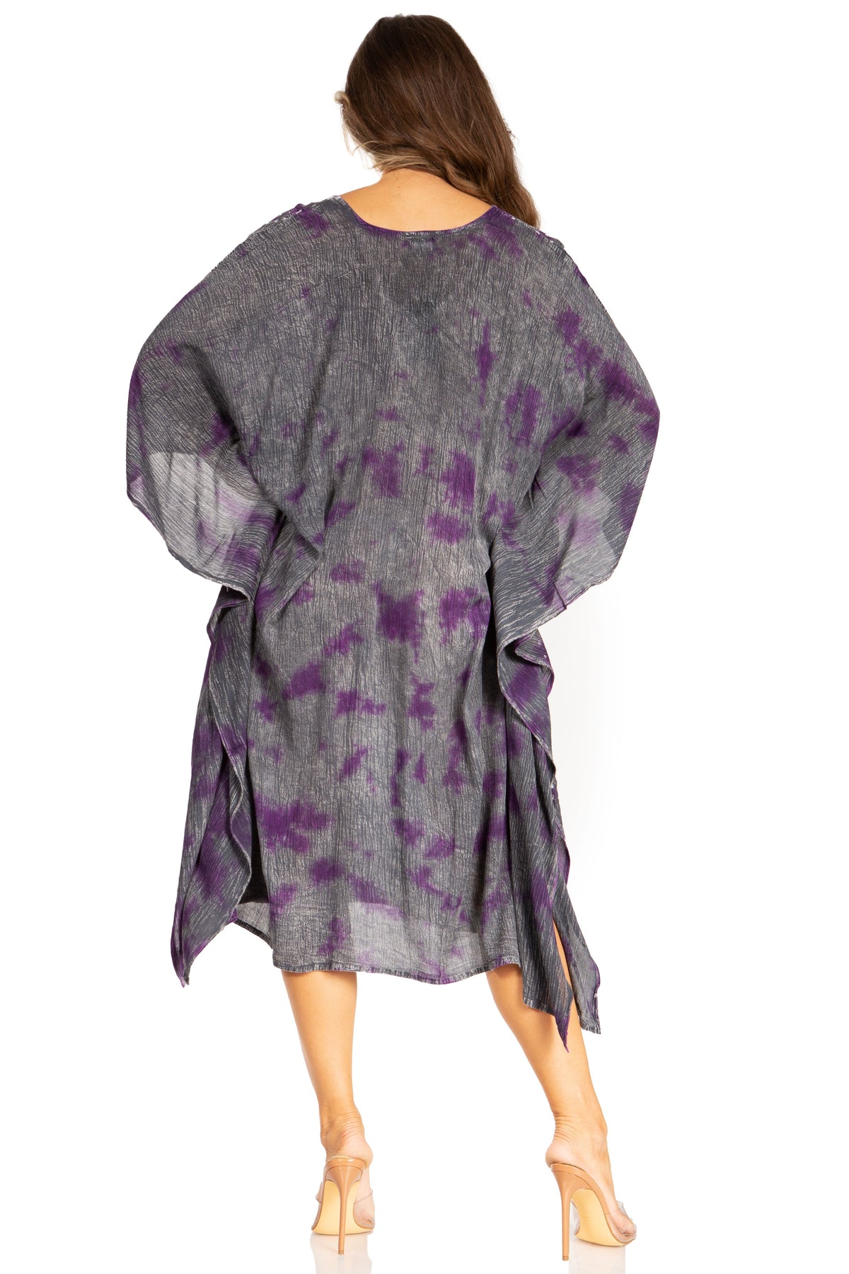 Tie Dye Summer Caftan Dress