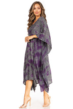 Tie Dye Summer Caftan Dress
