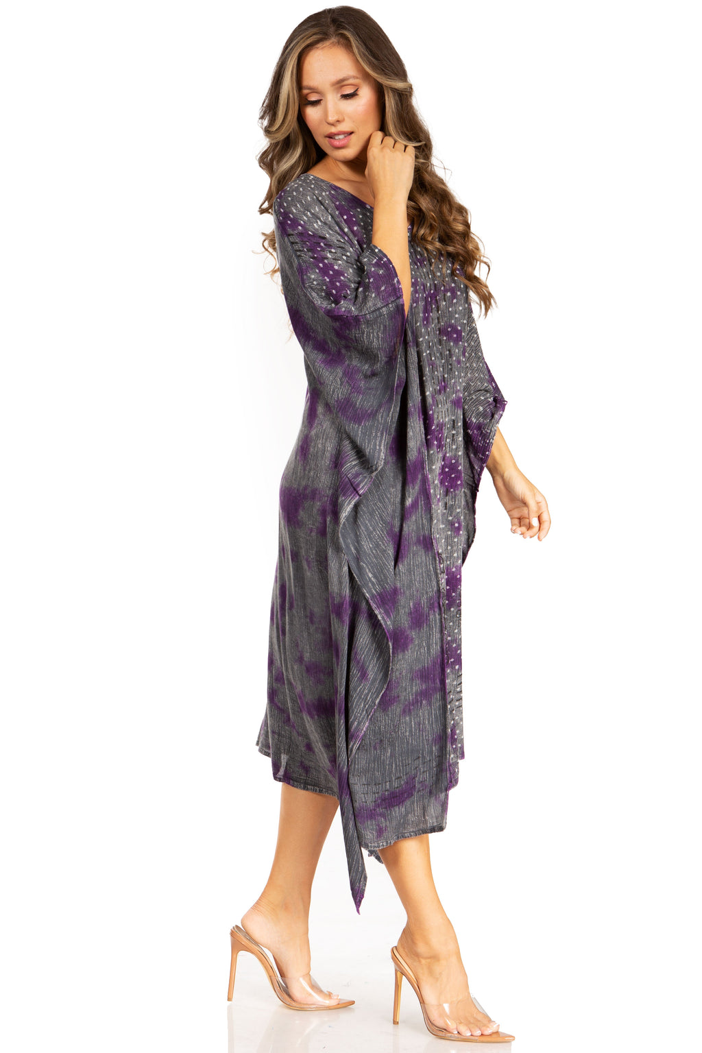 Tie Dye Summer Caftan Dress