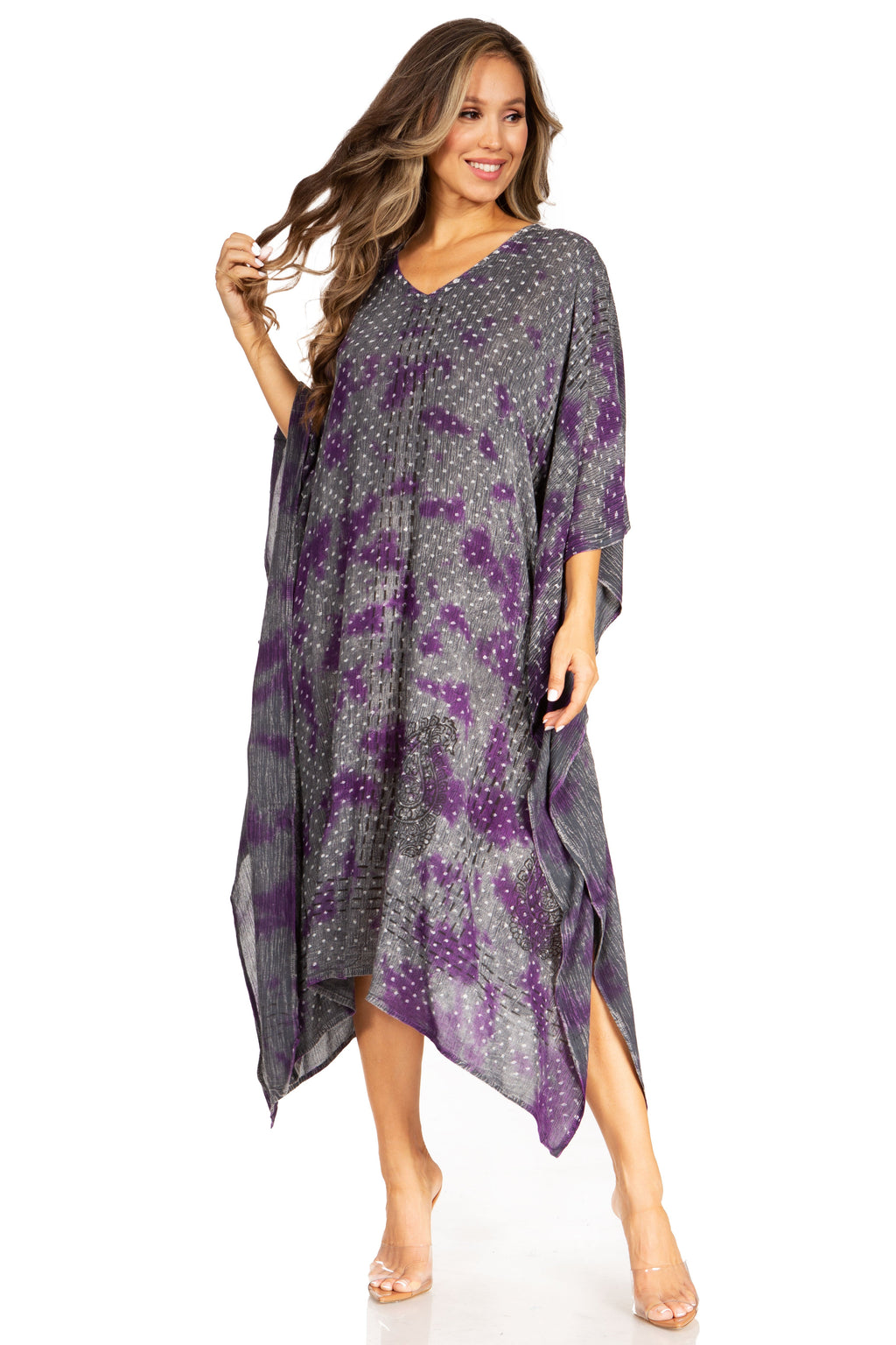 Tie Dye Summer Caftan Dress